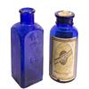 Image 1 : Owl Poison Cobalt Bottles