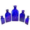 Image 1 : Owl Poison Cobalt Bottles