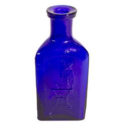Owl Poison Cobalt Bottles