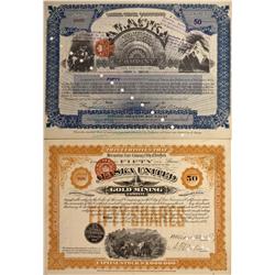 AK - 1895, 1931 - Alaska Gold Mining Stock Certificates - Fenske Collection