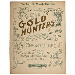 AK - 1897 - The Gold Hunters Sheet Music