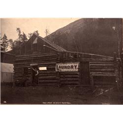 AK - White Pass Trail,c1900 - Alaska Laundry Cabin Photo - Mueller Collection