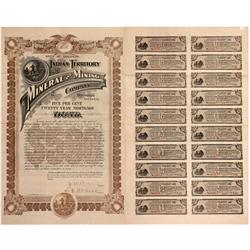 AR - Bentonville,Benton County - February 1, 1898 - Indian Territory Mineral and Mining Company, Bon