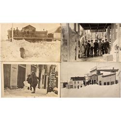 CA - Bodie,Mono County - 1911-1912 - Bodie's Big Snows RPCs - Mueller Collection