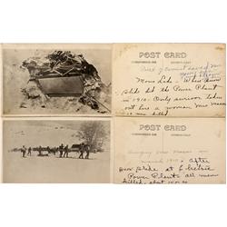 CA - Bodie,Mono County - 1910 - Bodie's Snow Slide RPCs - Mueller Collection