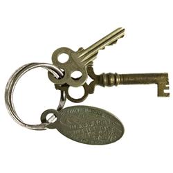 CA - Bodie,Mono County - Keys, Ring, and ID Tag