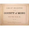 Image 1 : CA - Bodie,Mono County - 1882 - Mono County Register Booklet