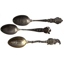 CA - Nevada City,Nevada County - 1909, 1913 - California Souvenir Spoons