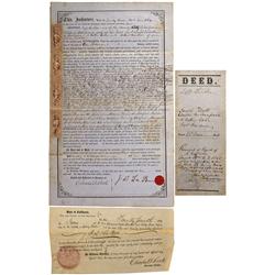 CA - San Francisco,1864 - Indenture - Clint Maish Collection