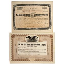CO - Breckenridge,Summit County - 1898-1921 - Summit County Stock Certificates - Fenske Collection