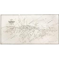 CO - Red Mountain,Ouray County - 1891 - Townsite Map of the Red Mountain Mining District
