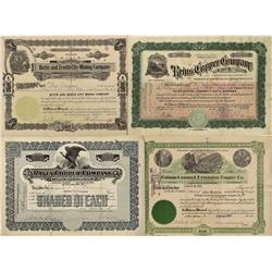 MT - Butte,Silver Bow County - Butte, Montana Area Stock Certificates - Fenske Collection