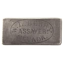 NV - c1860s - Berry Silver Ingot