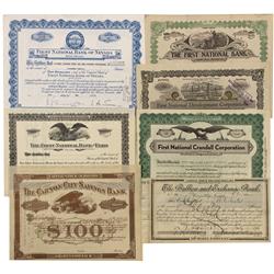 NV - c1975 - Nevada Bank Stock Certificates - Gil Schmidtmann Collection