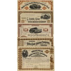 NV - Gold Mountain County - 1881-1882 - State Line Stock Certificate Collection - Gil Schmidtmann Co