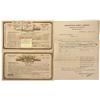 Image 1 : NV - Bullfrog,Nye County - 1925 - Sunset Mining and Development Company Stock (2) and Transfer Docum