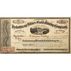NV - El Dorado Canyon,Oct. 18, 1864 - Techattecup Stock Certificate
