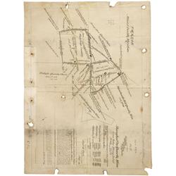 NV - Grass Valley,Nevada County - 1889 - Shanghai Con. Quartz Mine, Map