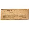 Image 1 : NV - Nye County,1916 - Wells Fargo & Co. Receipt - Clint Maish Collection
