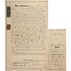NV - Treasure City,Lander County - 1869 - Indenture - Clint Maish Collection