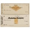 Image 1 : NV - Tybo,Nye County - 1870; 1880 - Revenue Checks - Clint Maish Collection
