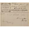 Image 1 : NV - Virginia City,Storey County - 1867 - Nye & Co. Billhead