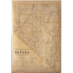 NV - Winnemucca,Humboldt County - c1920 - Map of Nevada