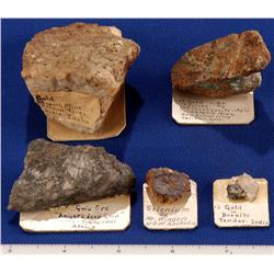 Gold, Miscellaneous Specimens