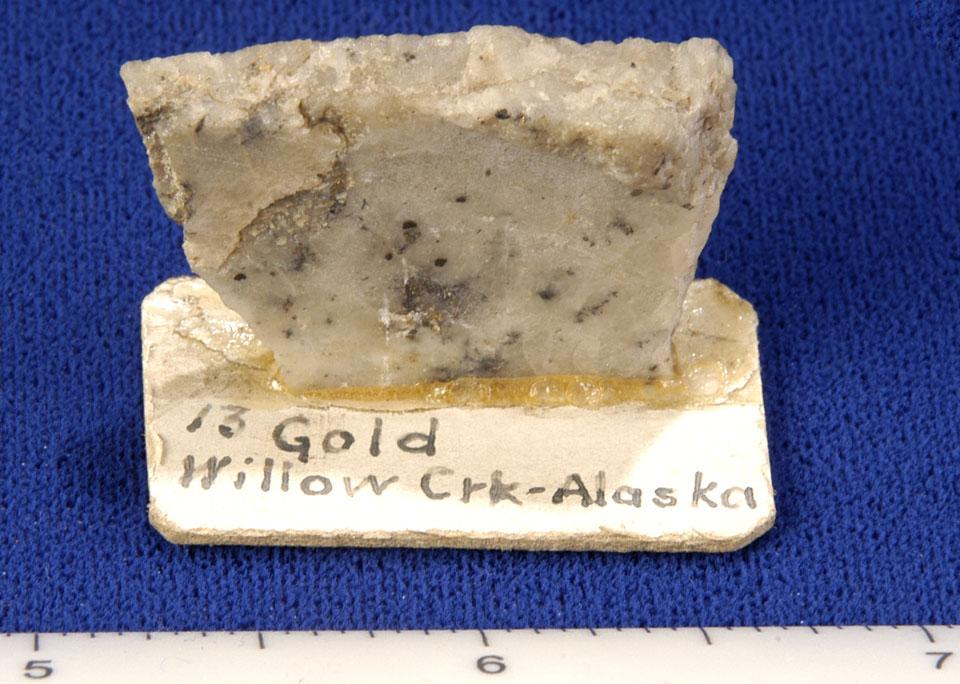 AK Willow Creek,ValdezCordova County Gold Ore Specimen Willow