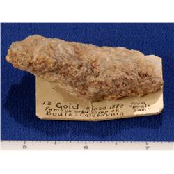 CA - Mono County - Gold Specimen - Bodie, California