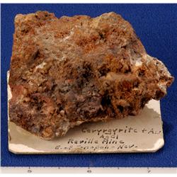 NV - Tonopah,Nye County - Gold & Ceryrgyrite Speciman-Tonopah, Nevada