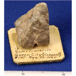 NV - Queen City,Nye county - Gold & Silver Ore Specimen - Queen City, Nevada