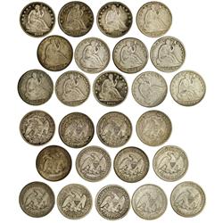 NY - Buffalo,Erie County - 1842-1877 - Seated Liberty Half Dollars - Fell Collection