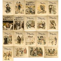 NY - New York,1880-1892 - Puck Political Cartoon Covers and Cartoons