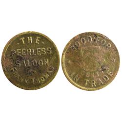 CA - San Luis Obispo,Peerless Saloon Token