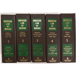 American Law of Mining Books