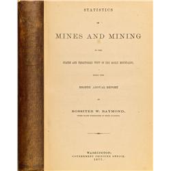 1877 - Book: Mines and Mining in the Western States - Gil Schmidtmann Collection