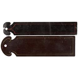 c1870s - Metal Ledger Bookmarks
