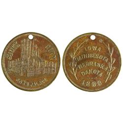 IA - Sioux City,1888 - Corn Palace Token