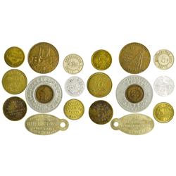 MT - Butte,Silver Bow County - Grab Bag of Butte, Montana Tokens