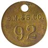 NV - Tonopah,Nye County - Belmont Mining & Smelter Token - Gil Schmidtmann Collection