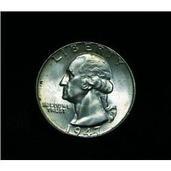 1947-p Washington 25c Grades Choice Uncirculated ms64