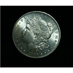 1885-p Morgan Dollar $1 Grades Gem Uncirculated ms65