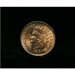 1900 Indian cent 1c Grades Gem Uncirculated ms64 RB