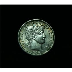 1900-s Barber Dime Grades Select Uncirculated ms63  Much better date!