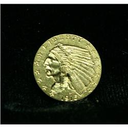 1915-p $2 1/2 Gold Indian Grades Select Uncirculated ms62