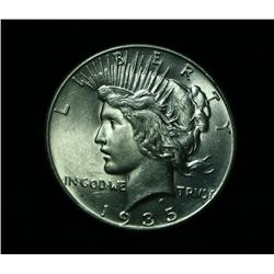 1935-p Peace Dollar Grades Choice Uncirculated ms64
