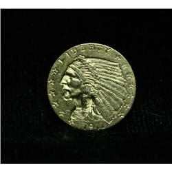 1911-p $2 1/2 Gold Indian Grades Select Uncirculated ms63