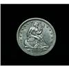 Image 1 : 1853-p Arrows and Rays Seated Liberty Quarter 25c Grades Almost Uncirculated au58