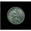Image 1 : 1876-p Seated Liberty Quarter 25c Grades almost uncirculated au58
